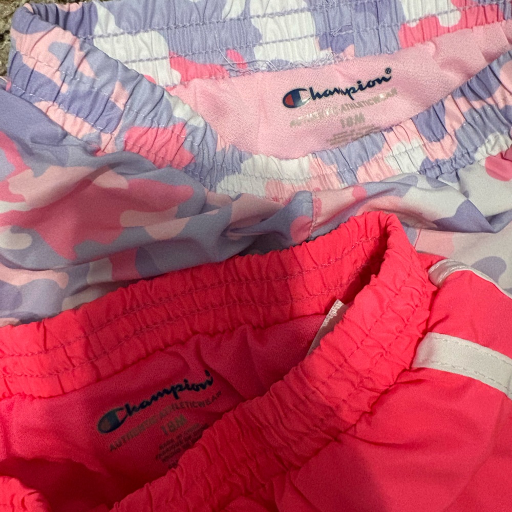 Champion Pink and Lavender Camo Shorts
